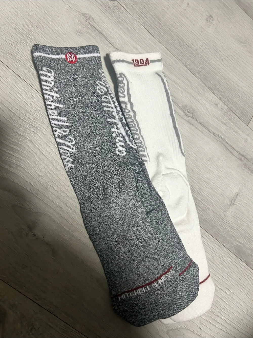 Mitchell & Ness Crew Socks - 2 Pair